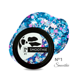 Do it Гель лак с блестками крупными Smoothie №1 с Синими камифубиками 5 мл ЦН000129076 фото