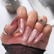 gel polish reflective cat eye