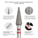 алмазна насадка морква (конус) заокруглена