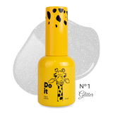 Do it База для ногтей с блестками Rubber base Glitter №1 Молочно-сливочная 10 мл ЦН000140364 фото