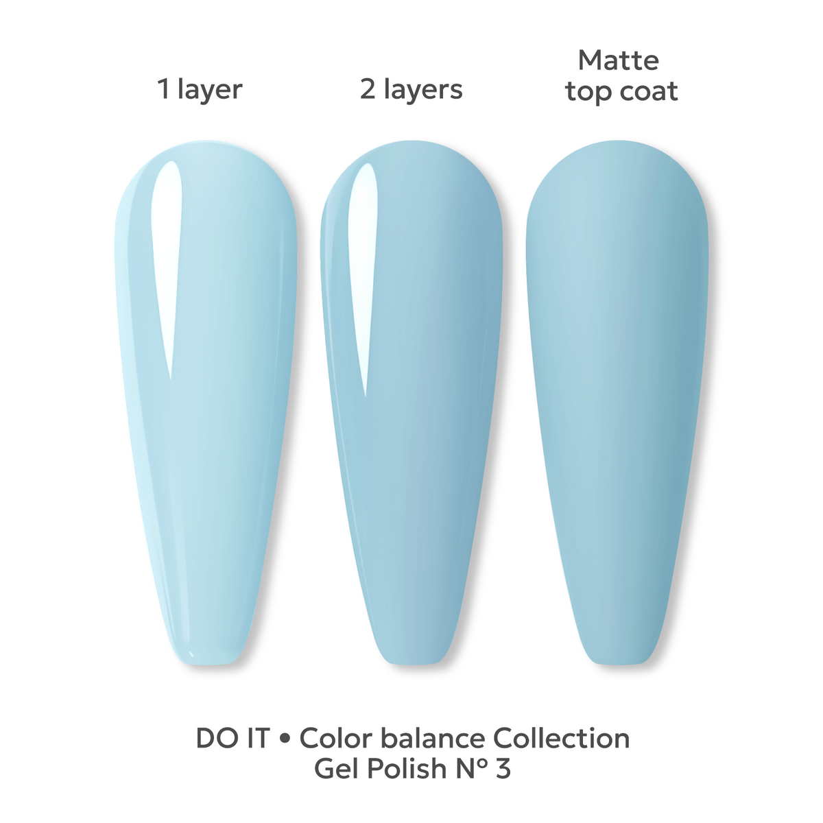 Гель лак Do it Color Balance №3 Небесно-голубой 6 мл без HEMA & TPO ЦН000147094 фото