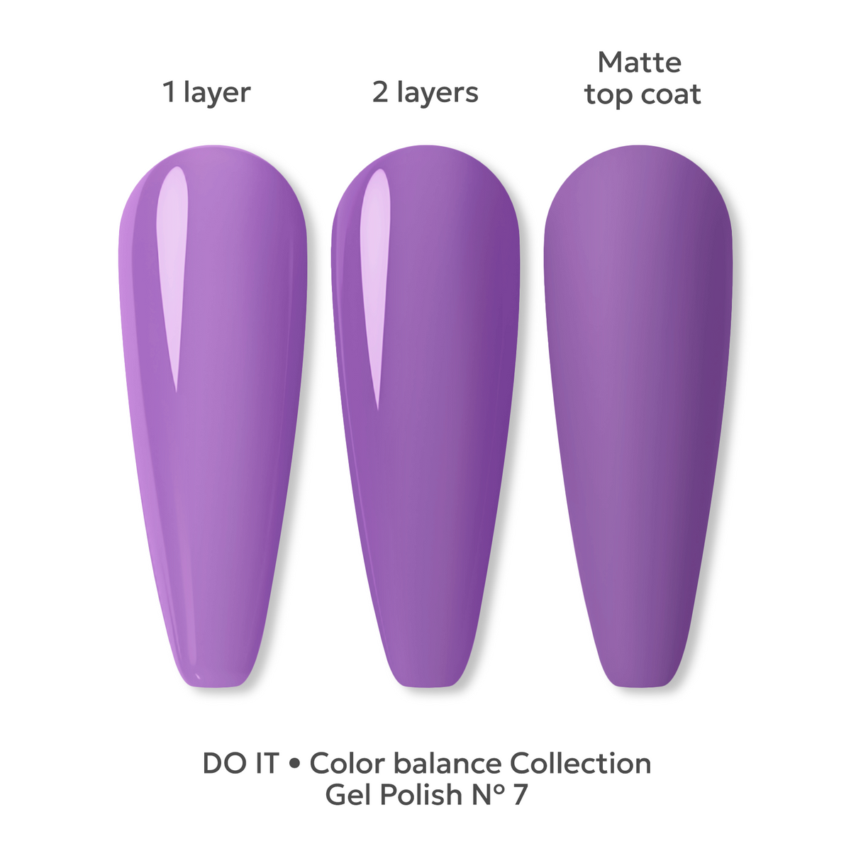 Гель лак Do it Color Balance №7 Бузковий 6 мл без HEMA & TPO ЦН000147098 фото