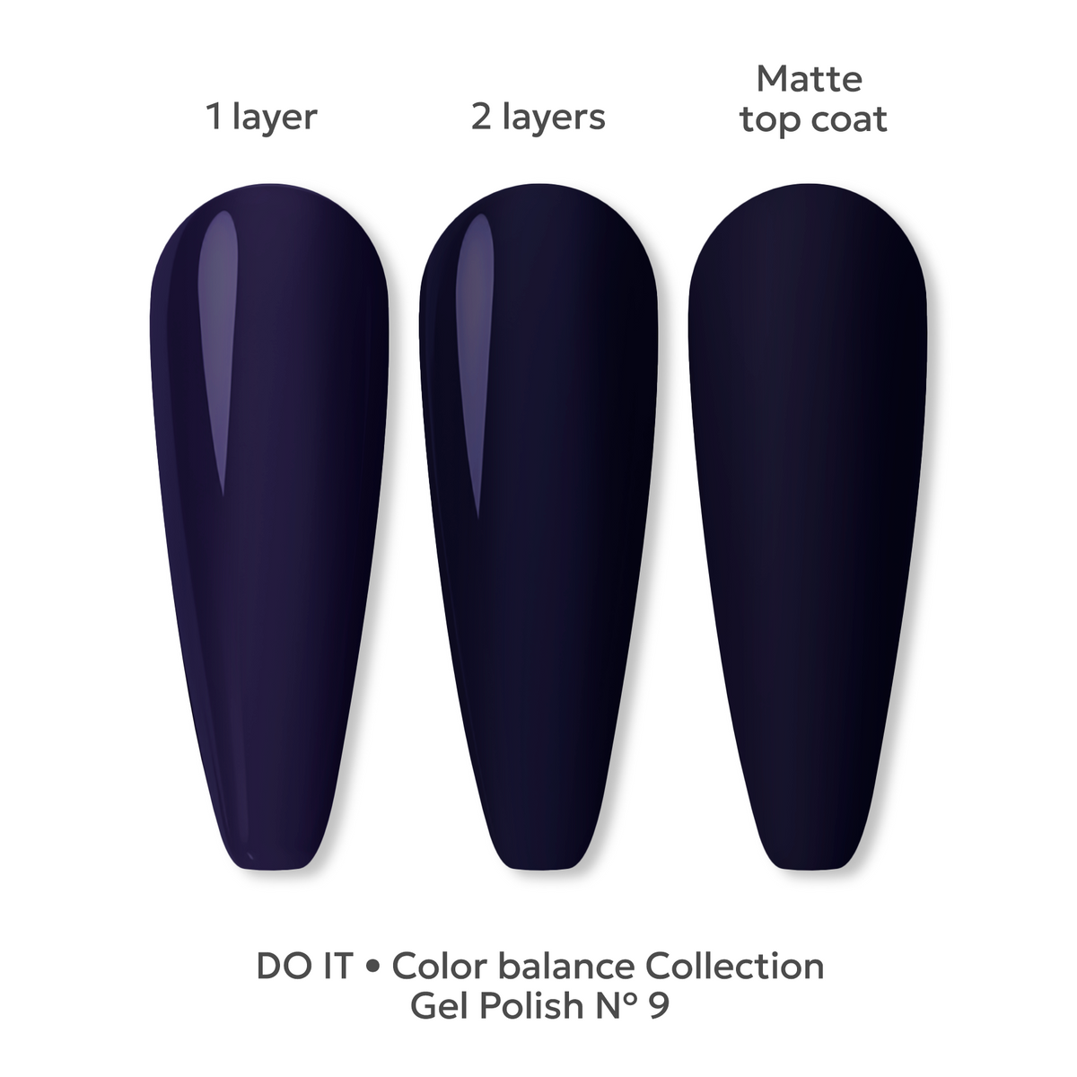 Гель лак Do it Color Balance №9 Темно-синій 6 мл без HEMA & TPO ЦН000147100 фото