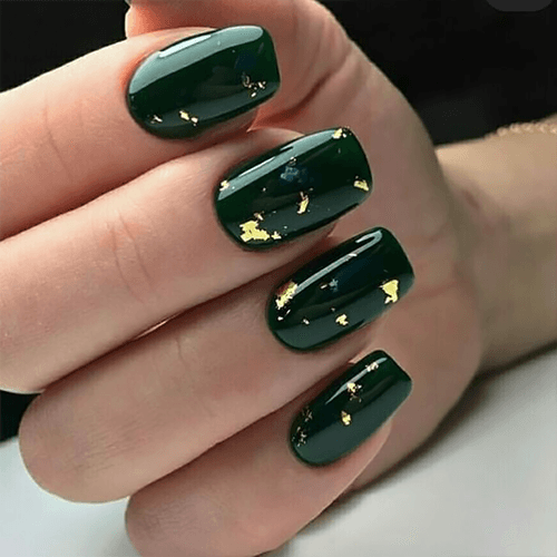 зеленая база для ногтей