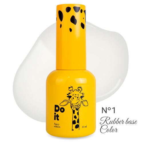 Do it Rubber Base Color Каучуковая цветная база №1 Белая 10 мл