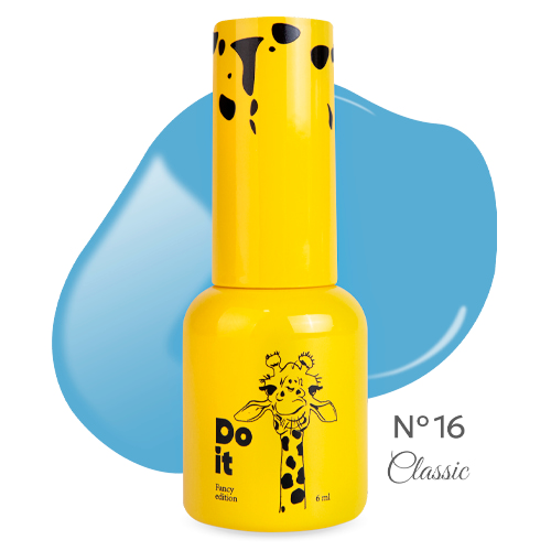 Do it гель лак gel polish №16 Голубой 6 мл
