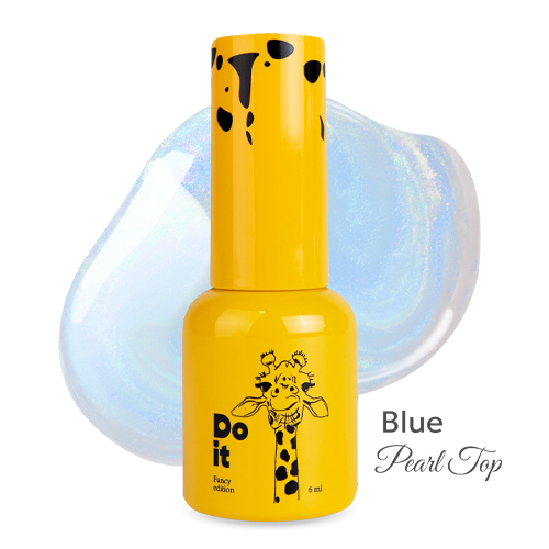 Топ для маникюра Do it Top Pearl Blue Без липкого слоя Голубой 6 мл