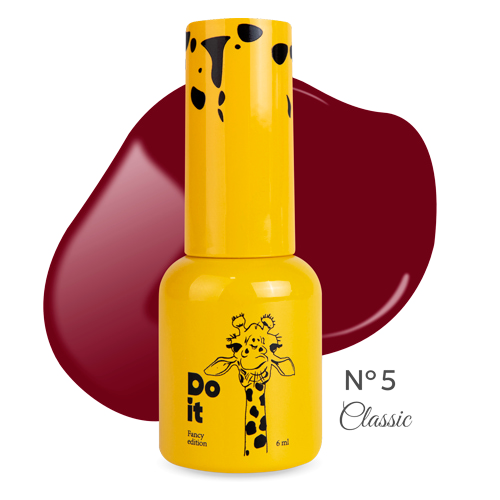 Do it гель лак gel polish №5 Бордовый 6 мл