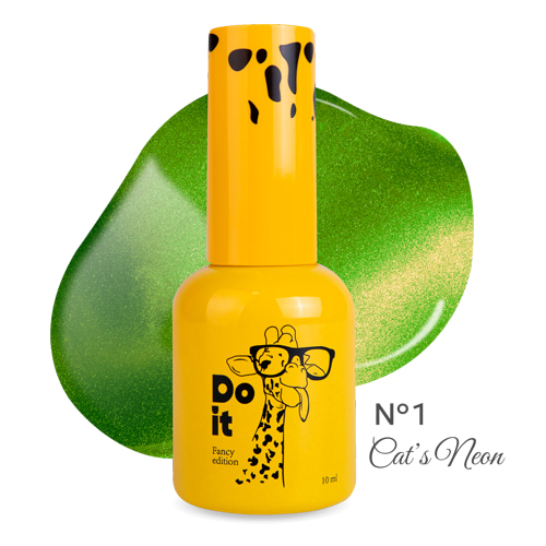 База кошачий глаз Do it Base Cat's Neon Лаймовая №1 10 мл