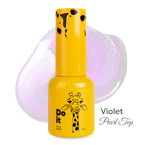 Топ для маникюра Do it Top Pearl Violet Без липкого слоя Фиолетовый 6 мл