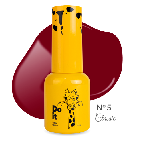 Do it гель лак gel polish №5 Бордовый 6 мл