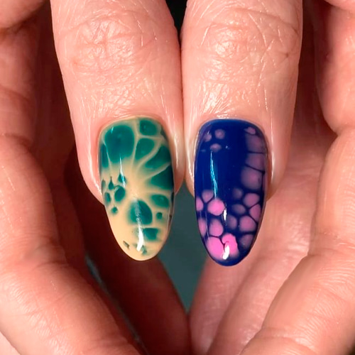 Трендовий манікюр blooming gel із художнім розтіканням