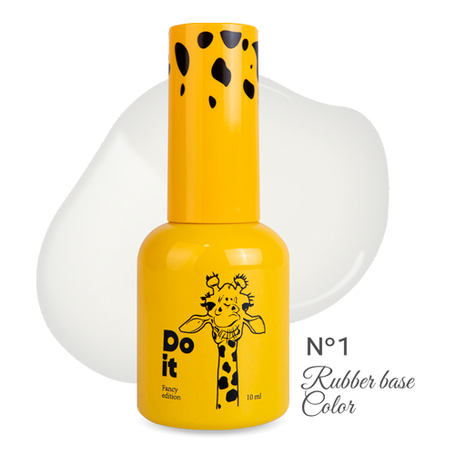 Do it Rubber Base Color Каучуковая цветная база №1 Белая 10 мл