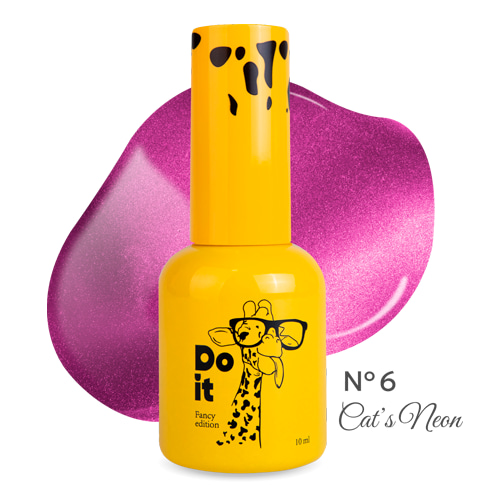 База кошачий глаз Do it Base Cat's Neon Фуксия №6 10 мл