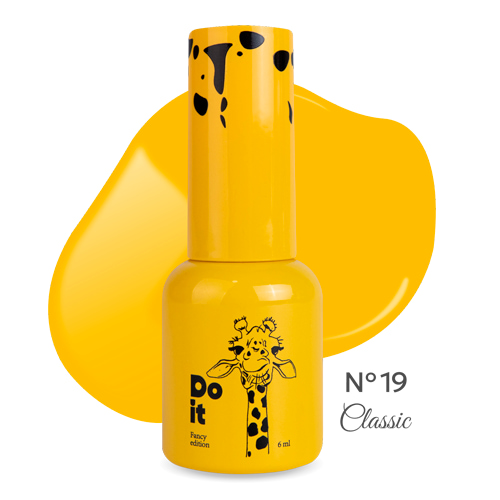 Do it гель лак gel polish №19 Желтый 6 мл