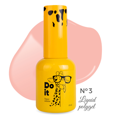 Do it Liquid PolyGel Жидкий полигель №3 Розовый 10 мл