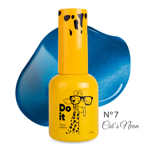 База кошачий глаз Do it Base Cat's Neon Ярко-синяя №7 10 мл