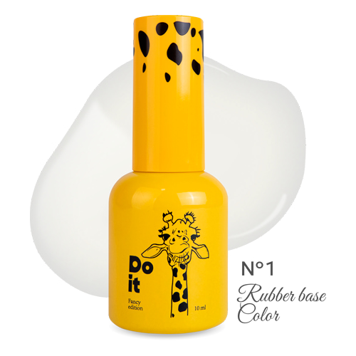 Do it Rubber Base Color Каучуковая база цветная №1 Белая 10 мл