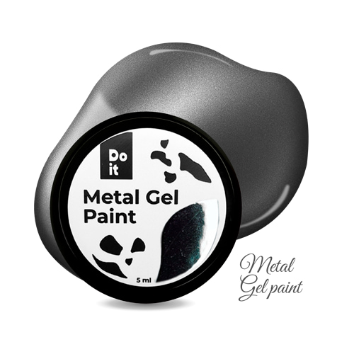 Do it Гель краска для ногтей Metal Gel Paint Металлическая 5 мл