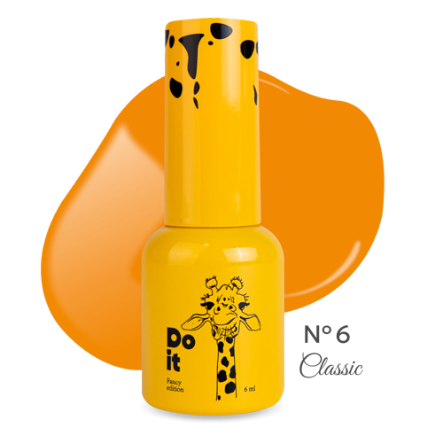 Do it гель лак gel polish №6 Оранжевый 6 мл