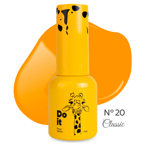 Do it гель лак gel polish №20 Оранжевый 6 мл