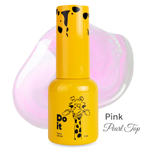 Топ для маникюра Do it Top Pearl Pink Без липкого слоя Розовый 6 мл