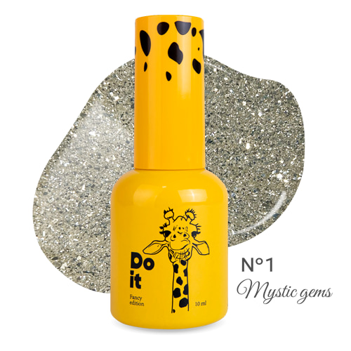 Світловідбиваючий гель лак Do it Mystic Gems Golden Stardust Золотисто-пісочний №1 10 мл